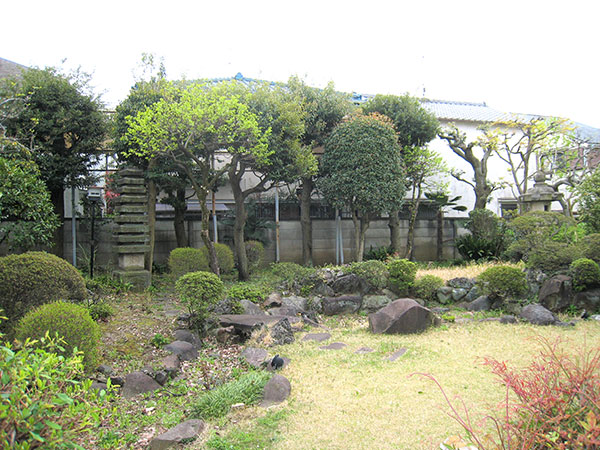 敷地内日本庭園